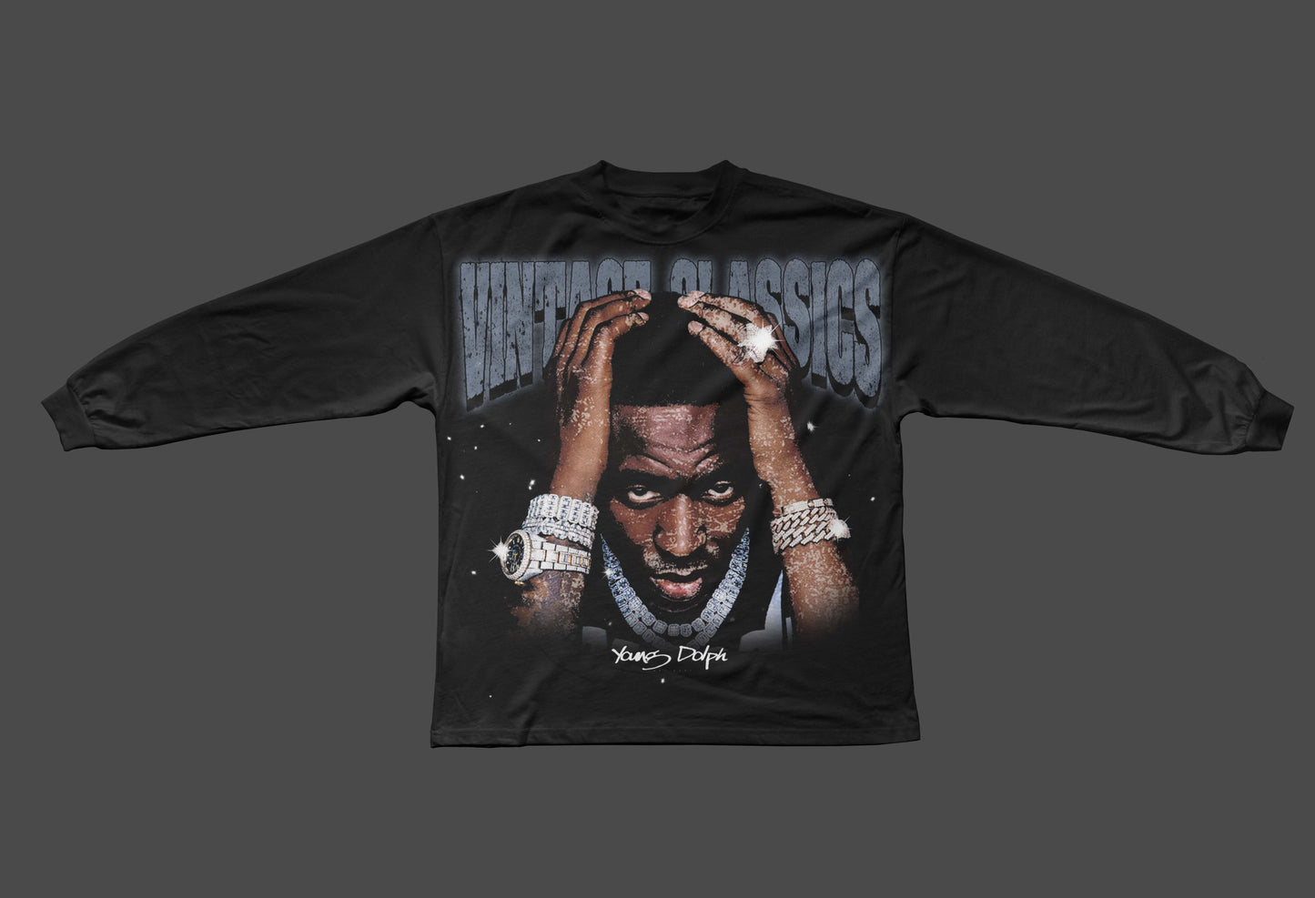 Vintage Young Dolph LS Tee 2.0